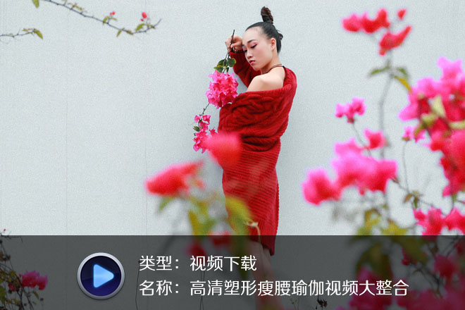 高清塑形瘦腰瑜伽視頻大整合