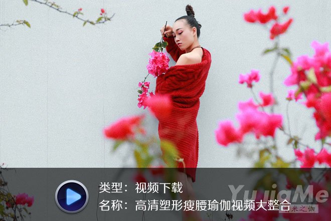 高清塑形瘦腰瑜伽視頻大整合