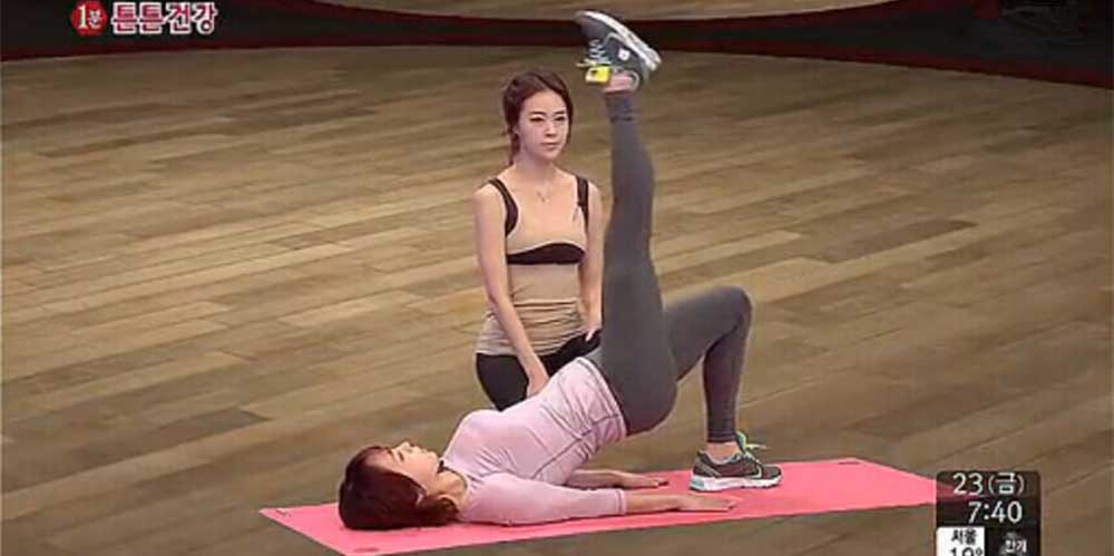 韓國(guó)美女普拉提教學(xué)第六集