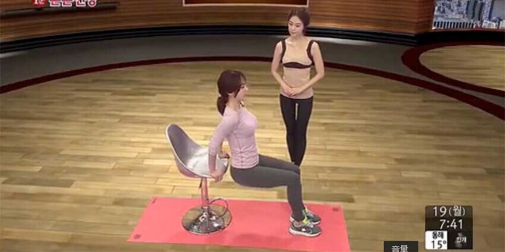 韓國(guó)美女普拉提教學(xué)第九集