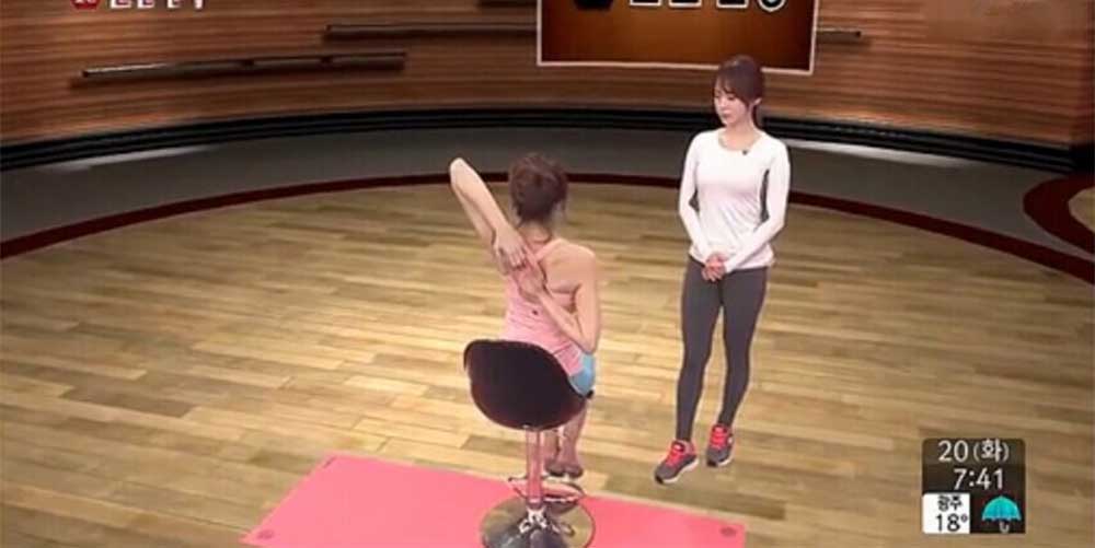 韓國(guó)美女普拉提教學(xué)第十一集